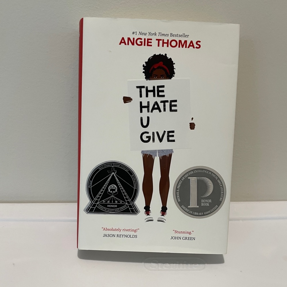 The Hate U Give by Angie Thomas Hardcover Book
